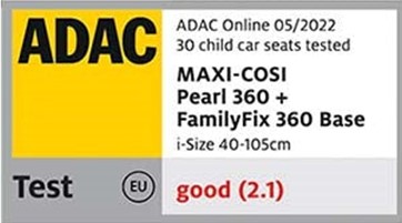 MAXI-COSI(マキシコシ) PEARL360 & FAMILYFIX360テストシール