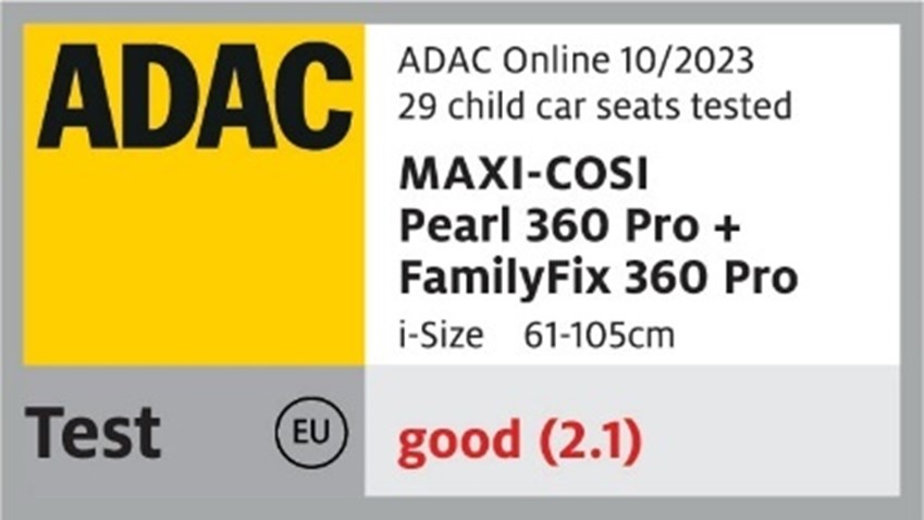 ADAC-MAXI-COSI PEARL360 PRO& FAMILYFIX360 PRO