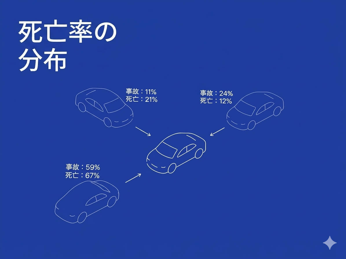 死亡率の分布図
